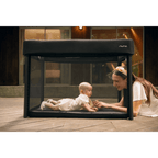 Nuna PAAL Playard & Travel Crib-Functions As A Bassinet-With Padded Edges For Extra Safety-With Removable Mattress & Two Adjustable Mattress Height-Compact Fold & Includes Travel Bag