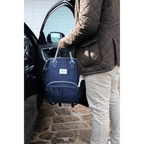Beaba Wellington Diaper Bag – Stylish Backpack for Moms & Dads – Large Capacity Baby Bag with Changing Mat, Insulated Bottle Holder, Multiple Pockets, Durable, Water-Resistant – Travel & Everyday Use