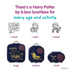 B.Box Warner Bros Harry Potter Mini Lunchbox for Kids – 1L Capacity, Adjustable Divider, Flexi Fruit Holder, BPA-Free – Multicolor