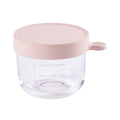 Beaba Glass Storage Container - Ideal Airtight Container for Storing Baby Snacks and Meals with Graduation Measuring Scale, Heat, Freeze, Sterilization, and Microwave Safe, 150ML
