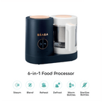 Beaba Babycook Neo-6 In 1 Baby Food Processor, Blender, Steamer, Cooker & Sterilizer, Portable Baby Food Cooker, Puree Maker and Warmer