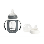Beaba 2 in 1 Glass Bottle With Sleeve - 210 ml