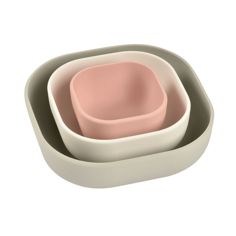 Beaba Silicone Stackable Bowls ( Set of 3)
