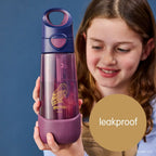 B.Box Warner Bros. Harry Potter Tritan Straw Water Bottle for Kids – 600ml, Durable & Spill-Proof, BPA-Free, Easy Grip Design – Multicolor