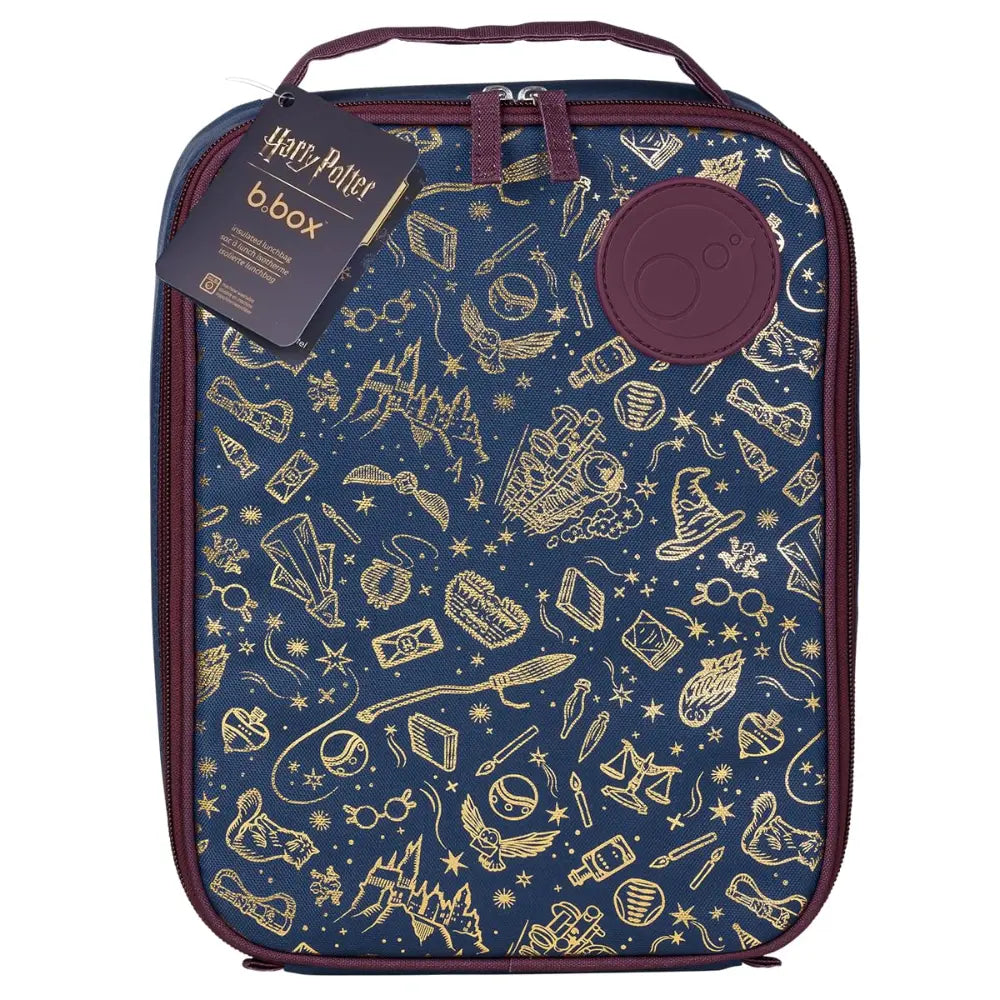 B.Box Warner Bros Harry Potter Flexi Insulated Lunch Bag for Kids – Lightweight, Easy to Carry, BPA-Free – Multicolor