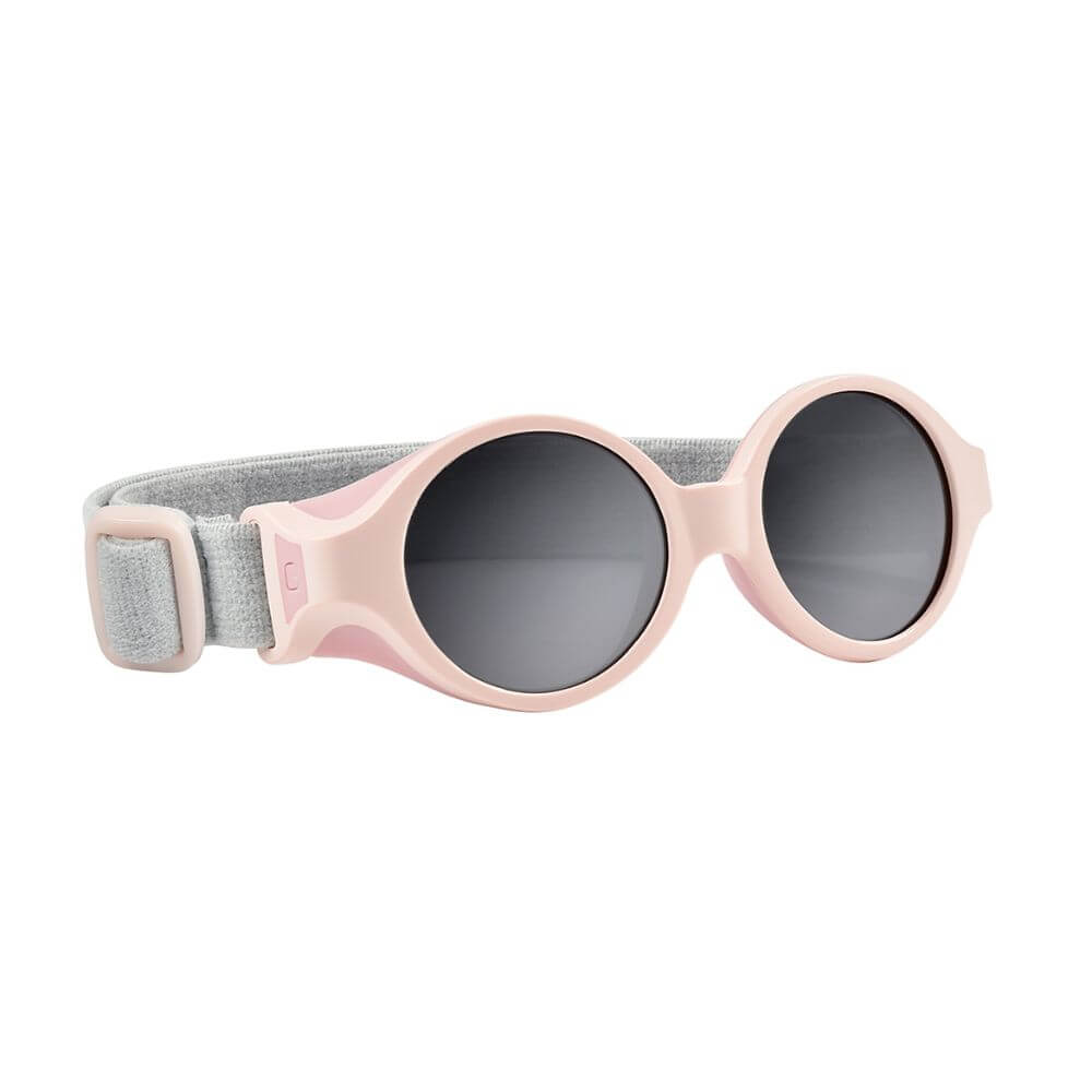 Beaba Newborn Sunglasses - 0-9 Months, Unbreakable Sunglasses for Infants, 100% UV Protection, CAT 4 Side Protection Optimal Comfort, Adjustable Elastic Headband, Birth - 9 Months