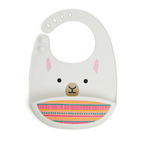 Skip Hop Zoo Fold & Go Silicone Bib