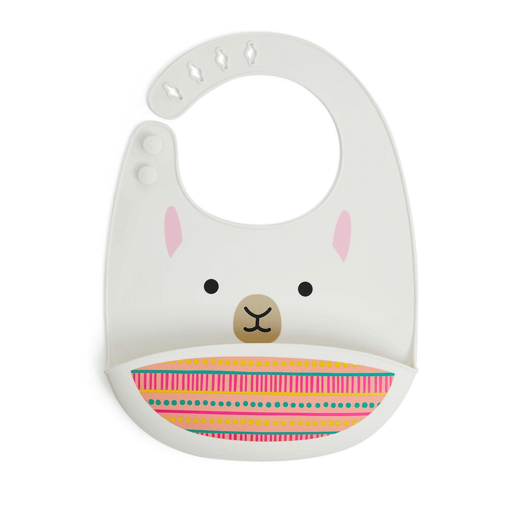 Skip Hop Zoo Fold & Go Silicone Bib