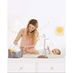 Skip Hop Nursery Style Wipe-Clean Changing Pad Oat Birth+ to 24M