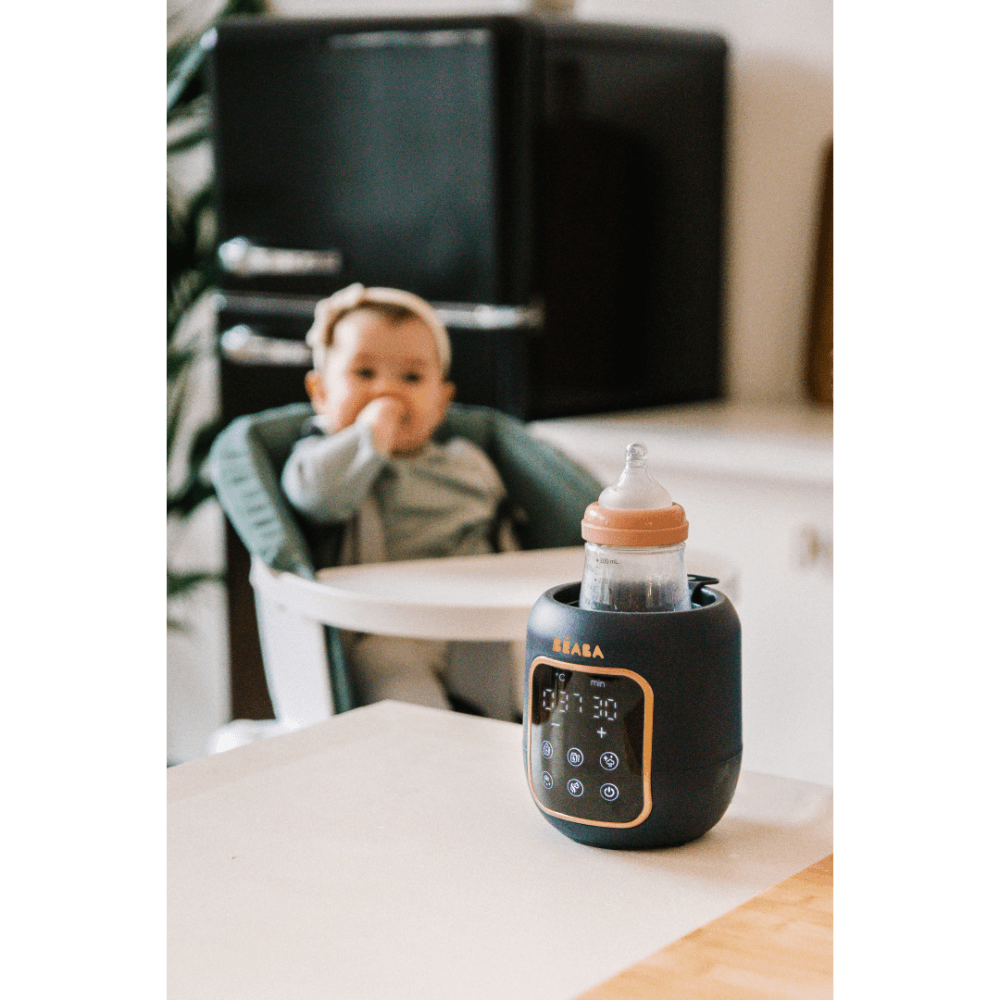Beaba Multi Milk 5-in-1 Baby Bottle Warmer, Gentle Breast Milk Heating, Fast Steam Mode, Defrost & Baby Food Warmer with LED Display, Touch Screen & Adjustable Timer, Portable, 0m+