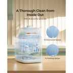 Momcozy KleanPal Pro Baby Bottle Washer and Sterilizer-Fast Steam Cleaning & One-Touch Operation-9 Cleaning Mode