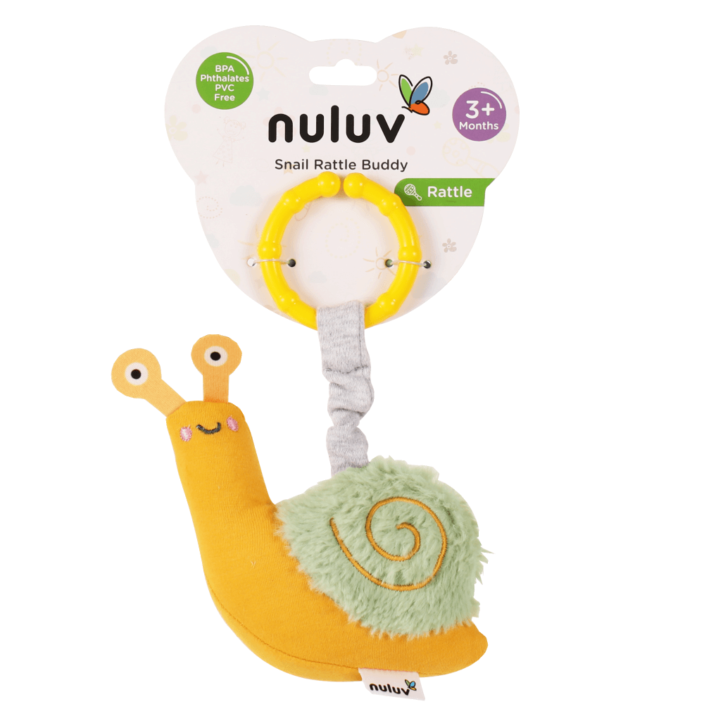 Nuluv Snail Rattle Buddy