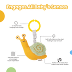 Nuluv Snail Rattle Buddy