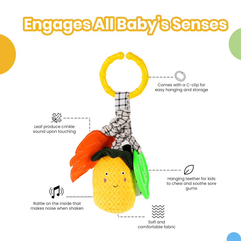 Nuluv Pineapple Rattle
