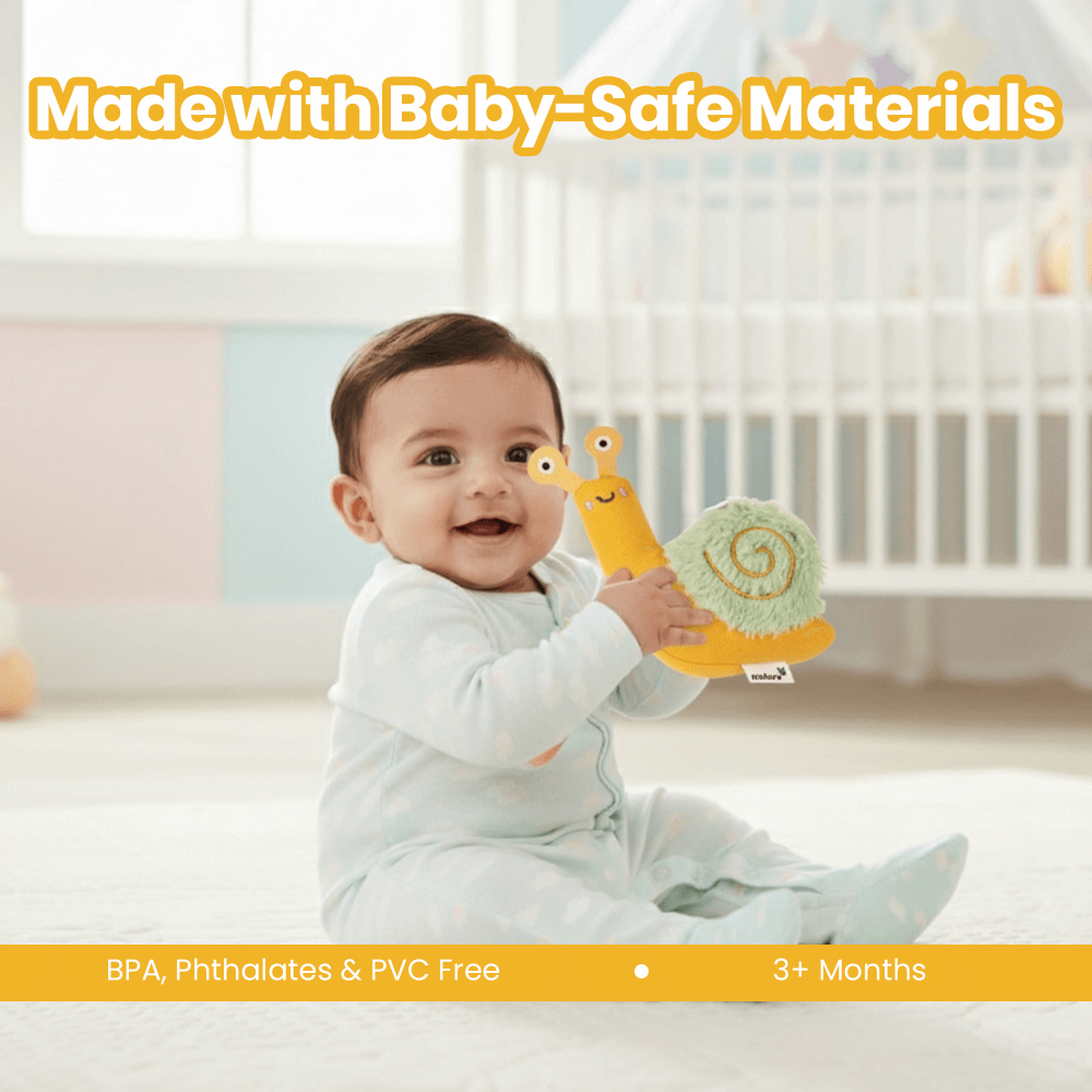 Nuluv Snail Rattle Buddy