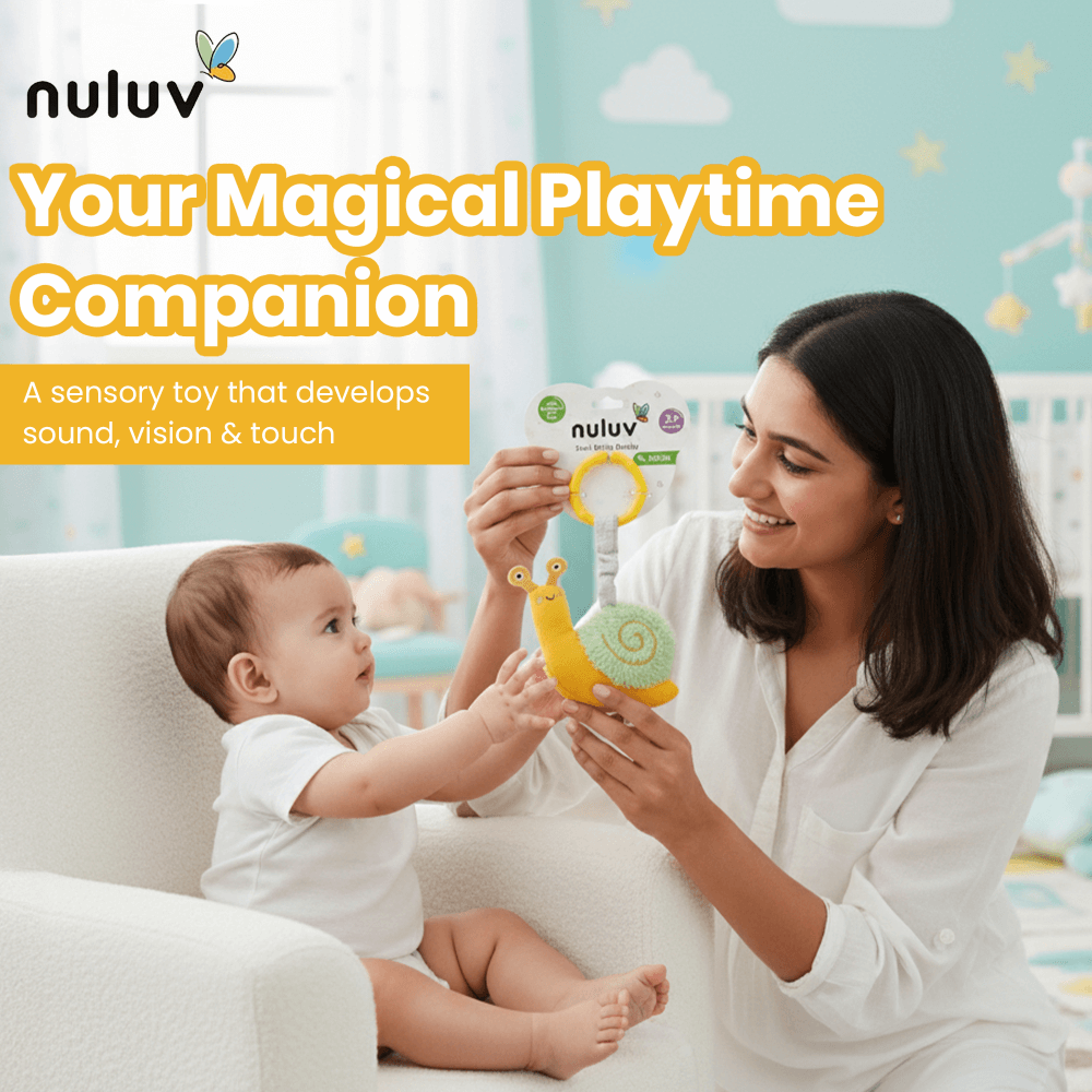Nuluv Snail Rattle Buddy