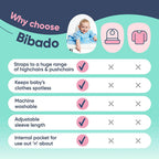 BiBaDo Short Sleeve Coverall Weaning Bib