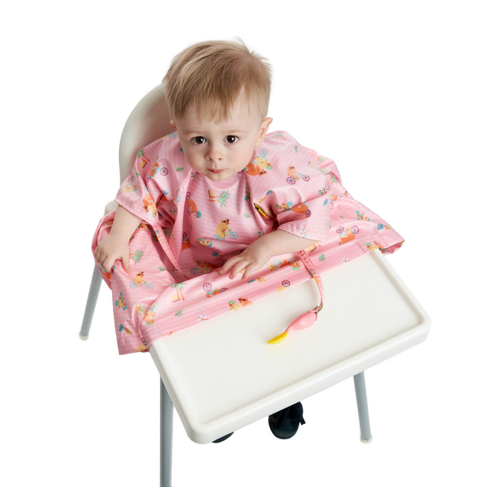 BiBaDo Short Sleeve Coverall Weaning Bib