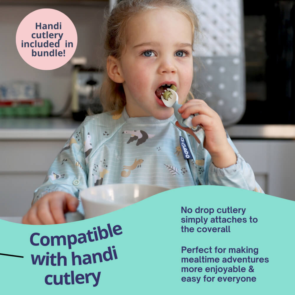 Bibado Long Sleeve Coverall Weaning Bib