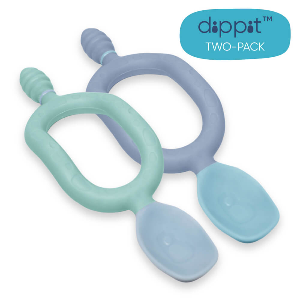 BiBaDo Dippit™ Multi-stage Baby Weaning Spoon and Dipper - Pack of 2