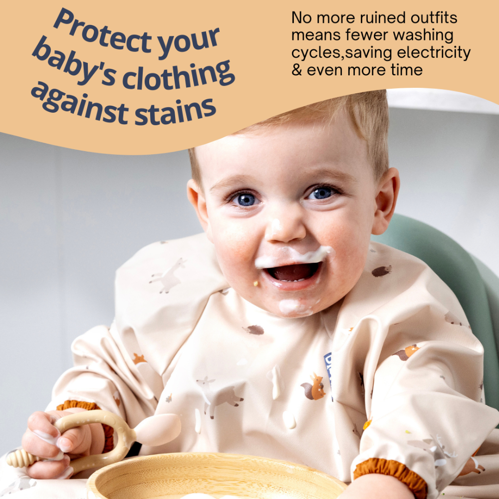 Bibado Long Sleeve Coverall Weaning Bib