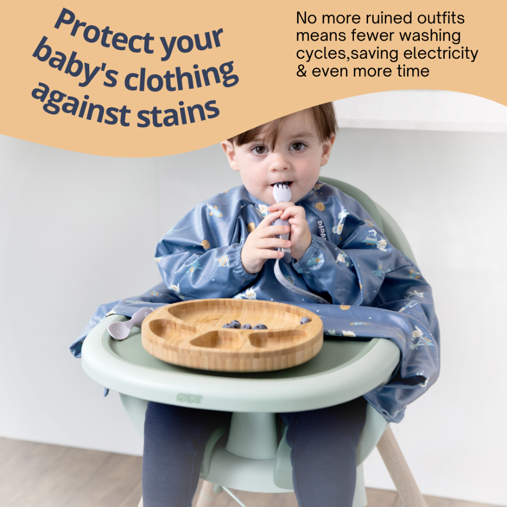 Bibado Long Sleeve Coverall Weaning Bib