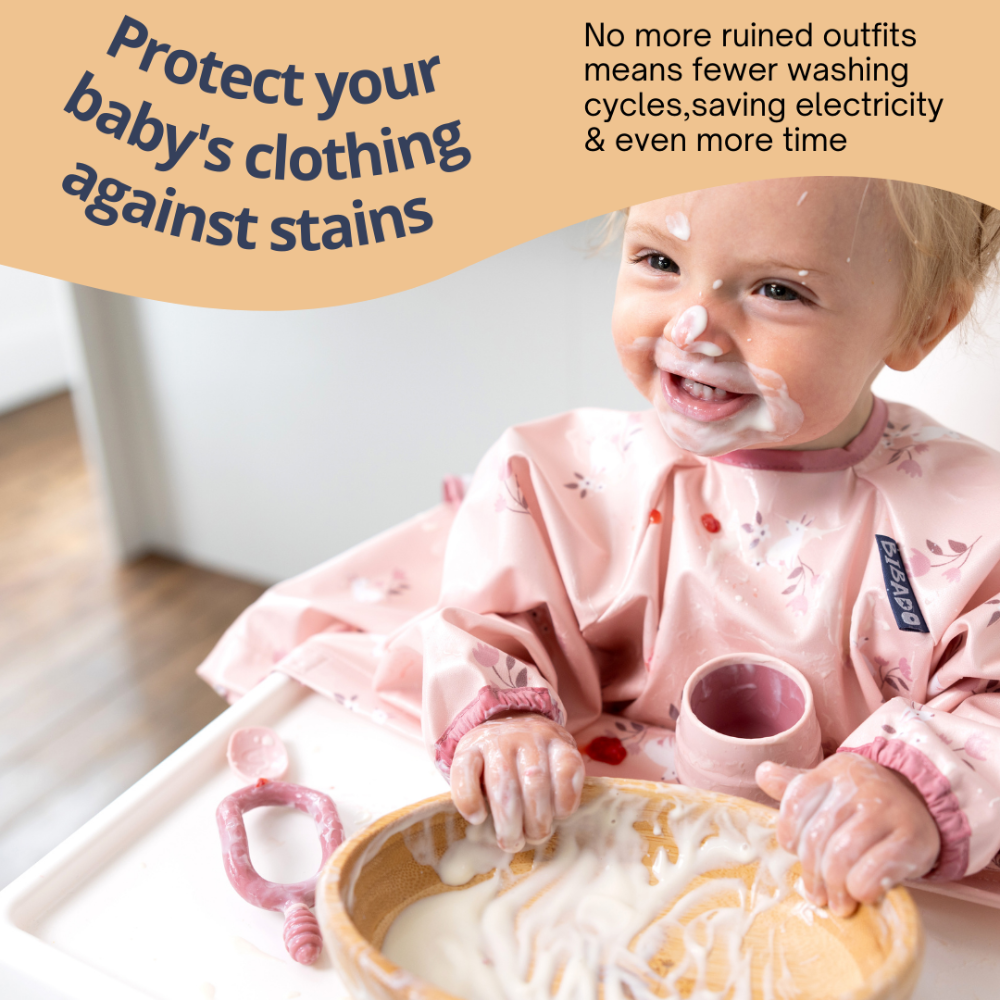 Bibado Long Sleeve Coverall Weaning Bib