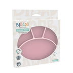BiBaDo Silicone Suction Plate for Baby, Divider Plate for Self Baby Feeding