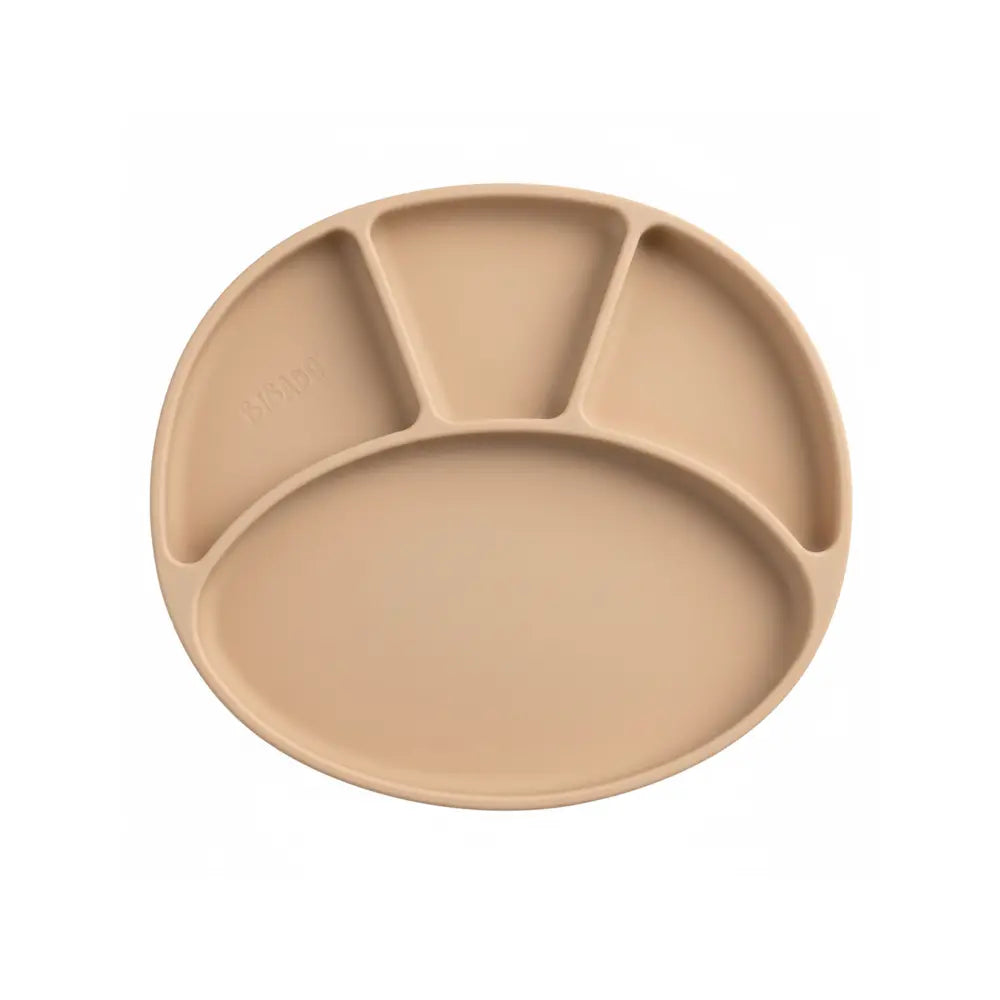 BiBaDo Silicone Suction Plate for Baby, Divider Plate for Self Baby Feeding