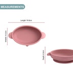 BiBaDo Silicone Suction Bowl – Non-Slip, Easy Scoop Oval Shape Feeding Bowl for Baby– BPA Free