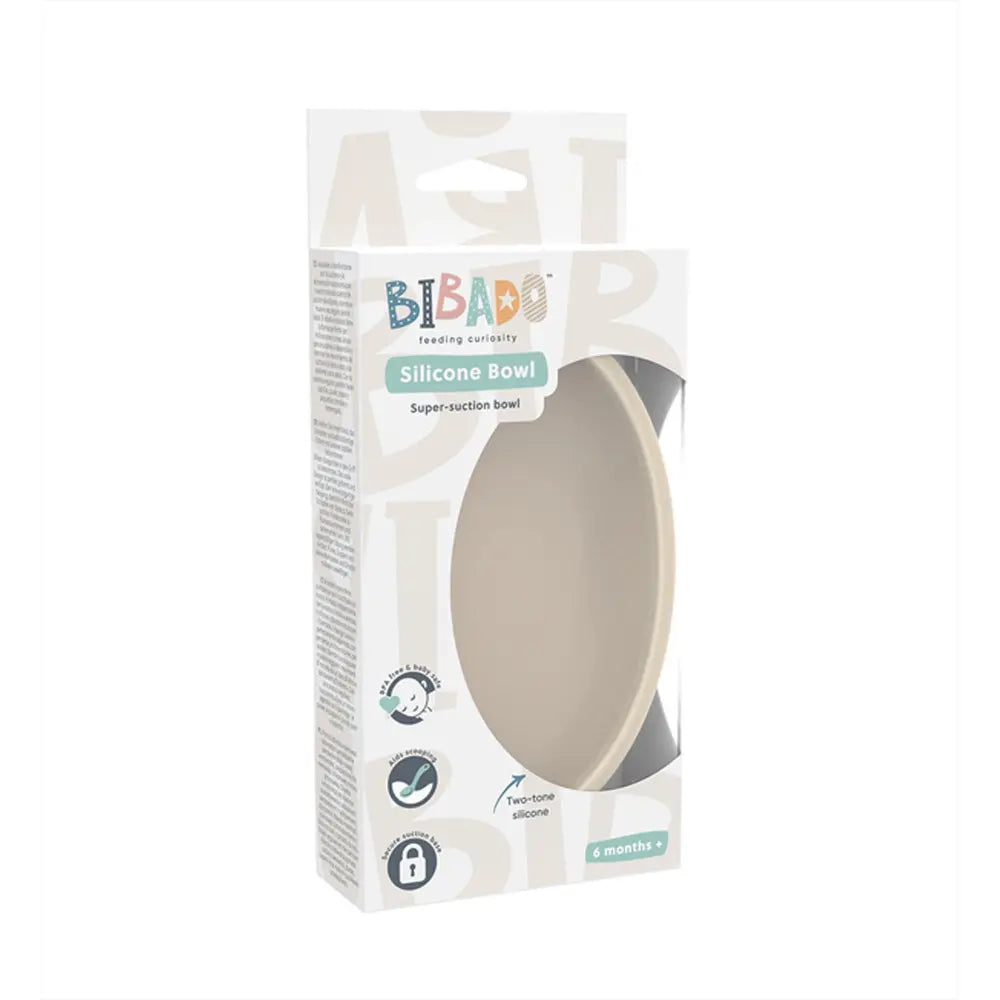BiBaDo Silicone Suction Bowl – Non-Slip, Easy Scoop Oval Shape Feeding Bowl for Baby– BPA Free