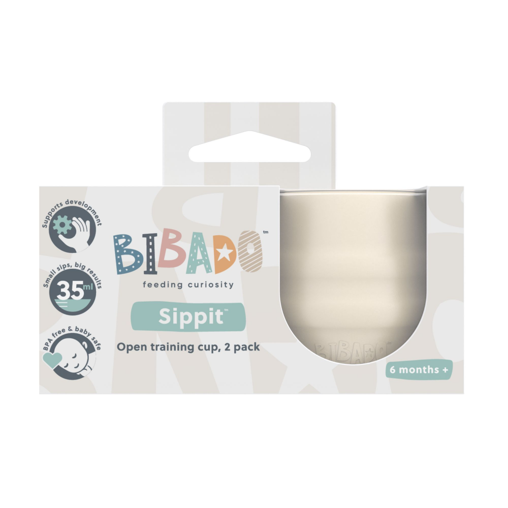 BiBaDo Sippit™ Silicone Open Drinking Cup - Pack of 2