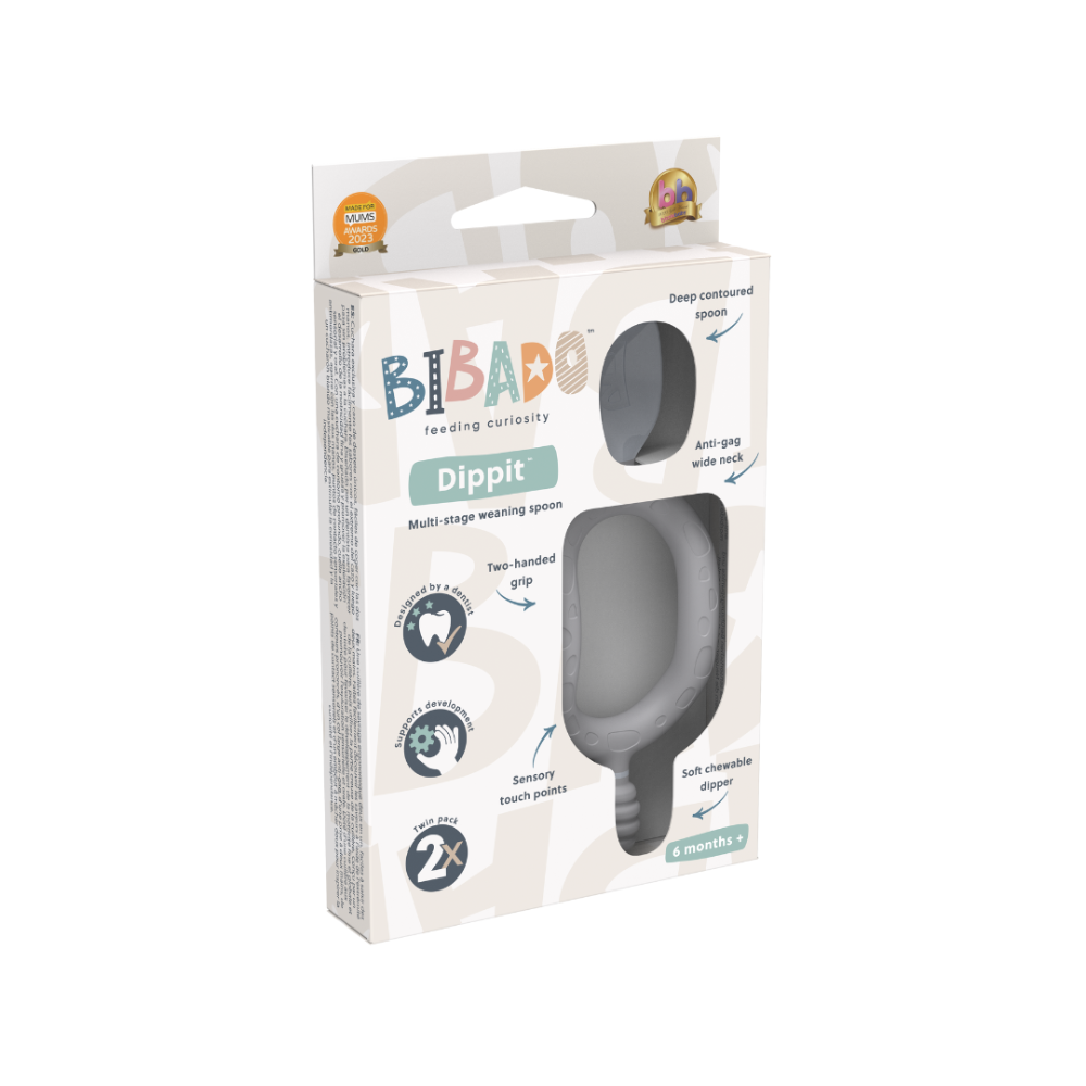 Bibado Dippit™ Multi stage Baby Weaning Spoon and Dipper - Pack of 2