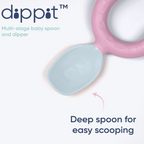 Bibado Dippit™ Multi stage Baby Weaning Spoon and Dipper - Pack of 2