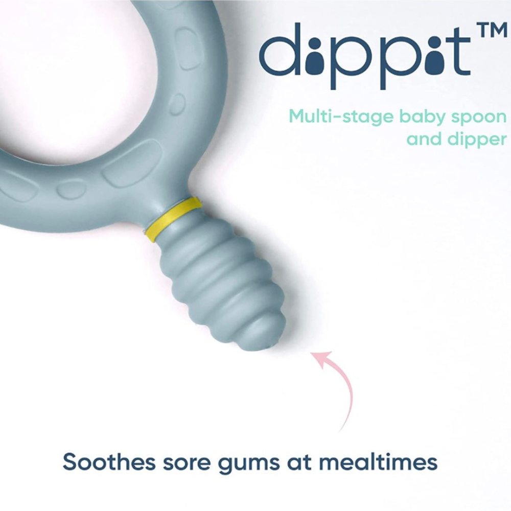 Bibado Dippit™ Multi stage Baby Weaning Spoon and Dipper - Pack of 2