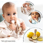 BiBaDo Handi Cutlery Set for Baby - Easy-Grip Spoon & Fork with Attachable Straps