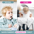 BiBaDo Long Sleeve Coverall Shirt Weaning Bib For Infants