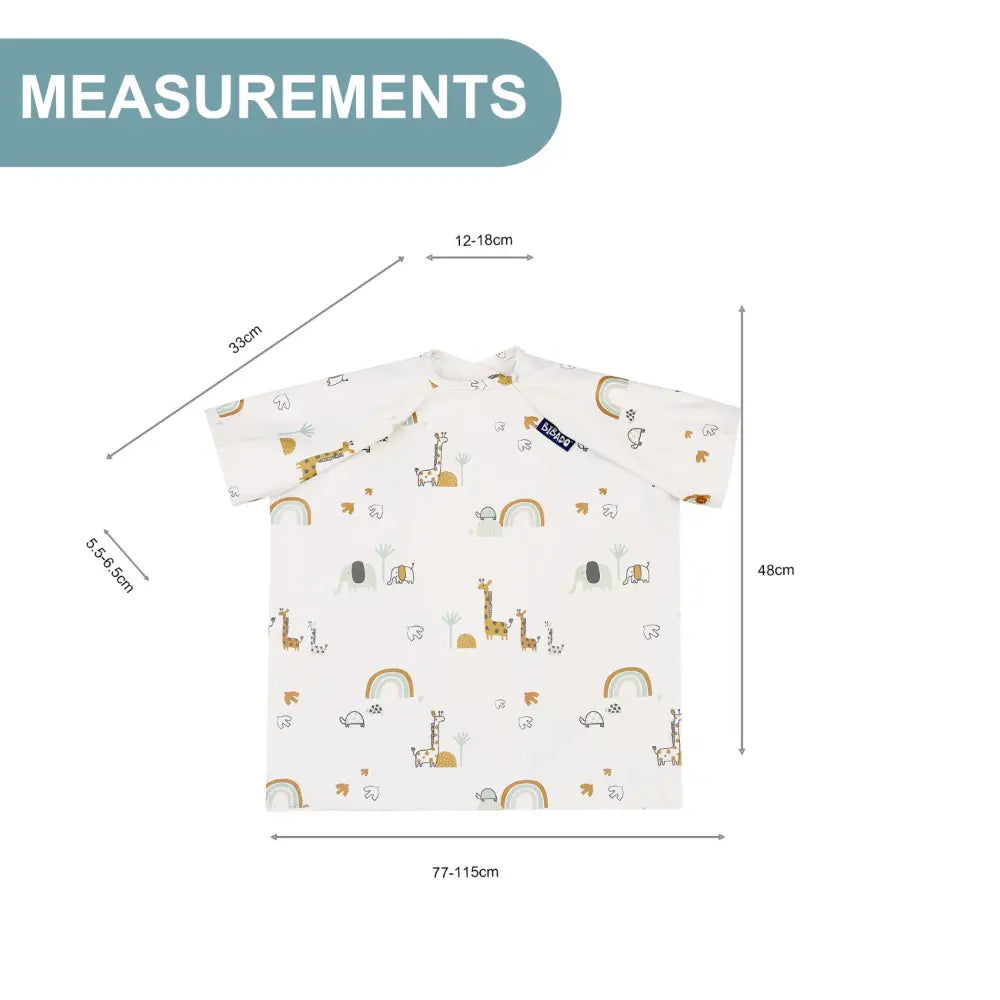 BiBaDo Short Sleeve Coverall Weaning Bib