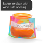 Baby Brezza Usable Baby Food Pouches - Pack of 10 Multicolor