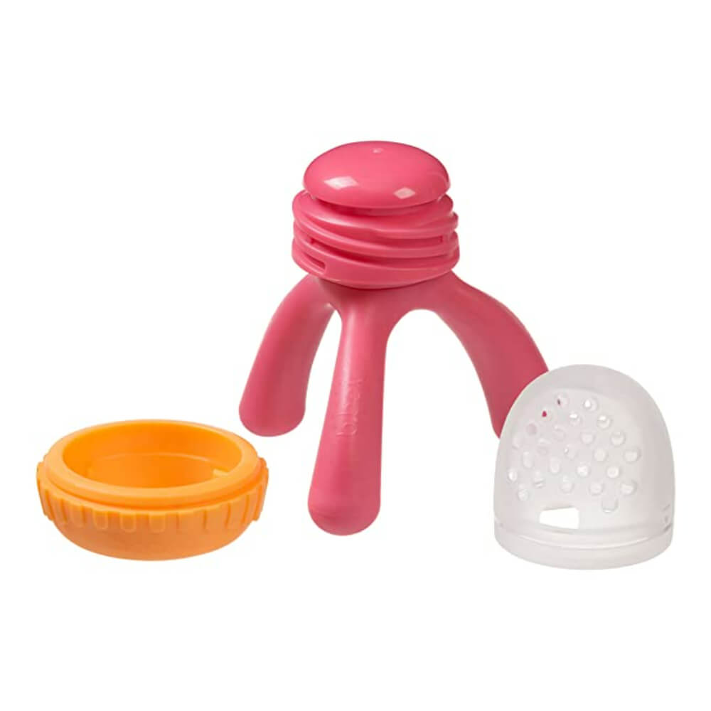 B.Box Silicone Fresh Food Feeder - Pink Orange