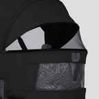 Silver Cross Breez Reversible Carry Cot Flat Recline|Height Adjustable Seat|Easy Fold|Rain Cover |0 to 6MY |Upto 9Kg - Onyx