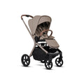 Silver Cross Breez Reversible Seat Stroller with Flat Recline|Height Adjustable Seat|All Terrain - All Wheel Suspension|One Hand Fold|Rain Cover & Post Adaptors|0 to 4Y |Upto 22Kg - Champagne