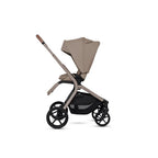 Silver Cross Breez Reversible Seat Stroller with Flat Recline|Height Adjustable Seat|All Terrain - All Wheel Suspension|One Hand Fold|Rain Cover & Post Adaptors|0 to 4Y |Upto 22Kg - Champagne