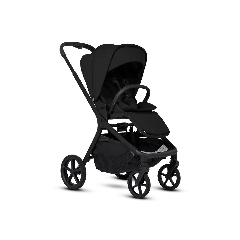 Silver Cross Breez Reversible Seat Stroller with Flat Recline|Height Adjustable Seat|All Terrain - All Wheel Suspension|One Hand Fold|Rain Cover & Post Adaptors|0 to 4Y |Upto 22Kg - Onyx