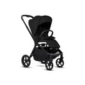 Silver Cross Breez Reversible Seat Stroller with Flat Recline|Height Adjustable Seat|All Terrain - All Wheel Suspension|One Hand Fold|Rain Cover & Post Adaptors|0 to 4Y |Upto 22Kg - Onyx