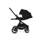 Silver Cross Breez Reversible Seat Stroller with Flat Recline|Height Adjustable Seat|All Terrain - All Wheel Suspension|One Hand Fold|Rain Cover & Post Adaptors|0 to 4Y |Upto 22Kg - Onyx