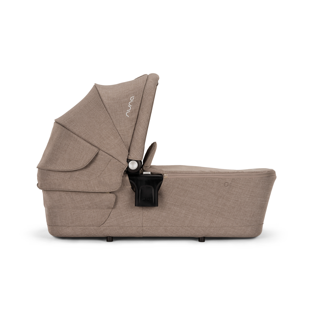 Nuna LYTL Baby Carry Cot|With Dream Drape & Ventilated Mesh Panel|Integrated Release Buttons|Compact & Flat Fold|Includes Rain Cover|Upto 9 Kg-Cedar