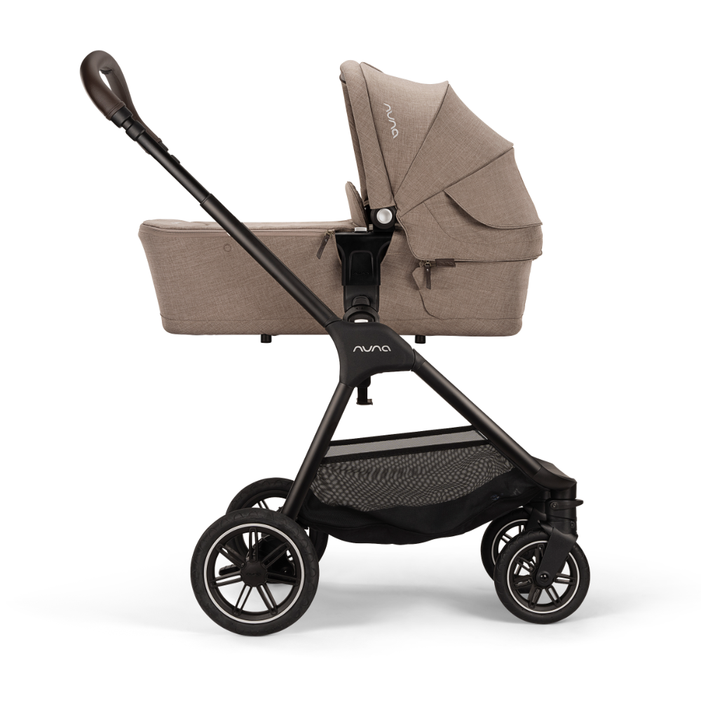 Nuna LYTL Baby Carry Cot|With Dream Drape & Ventilated Mesh Panel|Integrated Release Buttons|Compact & Flat Fold|Includes Rain Cover|Upto 9 Kg-Cedar