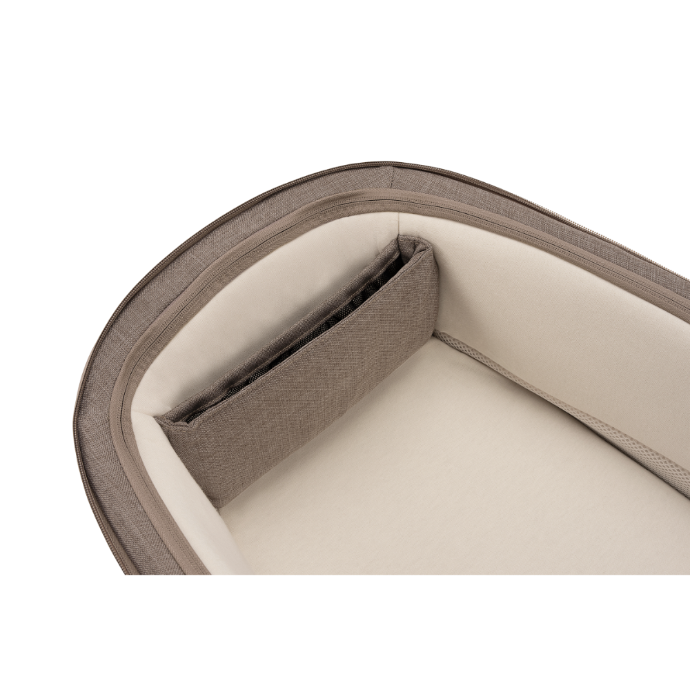 Nuna LYTL Baby Carry Cot|With Dream Drape & Ventilated Mesh Panel|Integrated Release Buttons|Compact & Flat Fold|Includes Rain Cover|Upto 9 Kg-Cedar