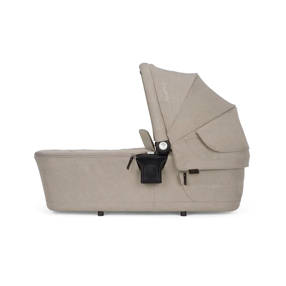 Nuna LYTL Baby Carry Cot-With Dream Drape & Ventilated Mesh Panel-Integrated Release Buttons-Compact & Flat Fold-Includes Rain Cover-Upto 9 Kg - Chateau